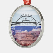 Grand Canyon Gateway Metalen Ornament (Links)
