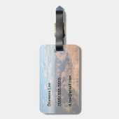 Grand Canyon gezien vanuit de Zuid-Rim in Arizona Bagagelabel (Achterkant verticaal)