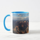 Grand Canyon gezien vanuit de Zuid-Rim in Arizona Mok (Links)