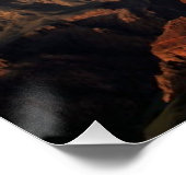 Grand Canyon gezien vanuit de Zuid-Rim in Arizona Perfect Poster (Hoek)