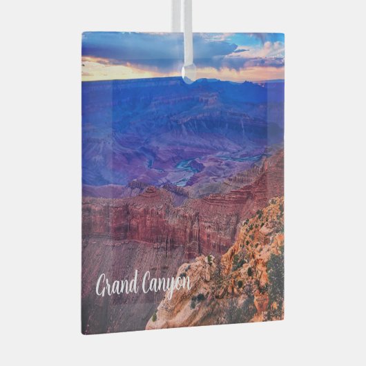 Grand Canyon Glas Ornament (Voorkant Rechts)