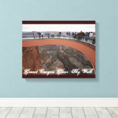 Grand Canyon Glass Skywalk Canvas (Insitu (Houten vloer))