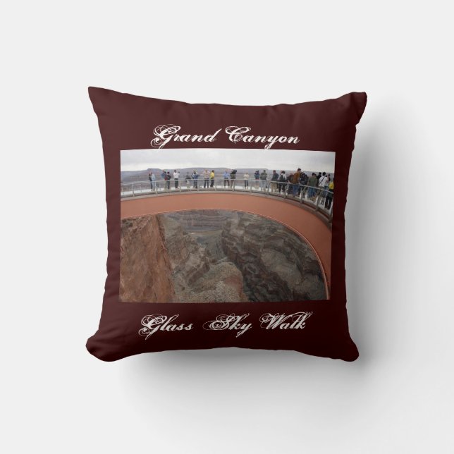 Grand Canyon Glass Skywalk Pillow Kussen (Voorkant)