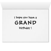 Grand Canyon/Grand Day Card (Binenzijde Horizontaal (Onderkant))