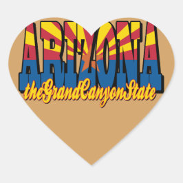 Grand Canyon Hart Sticker
