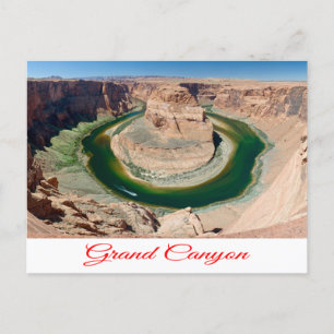 Grand Canyon, Hoefijzer Bend, Briefkaart Arizona