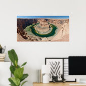 Grand Canyon Hoefijzer Bend Poster (Thuiskantoor)