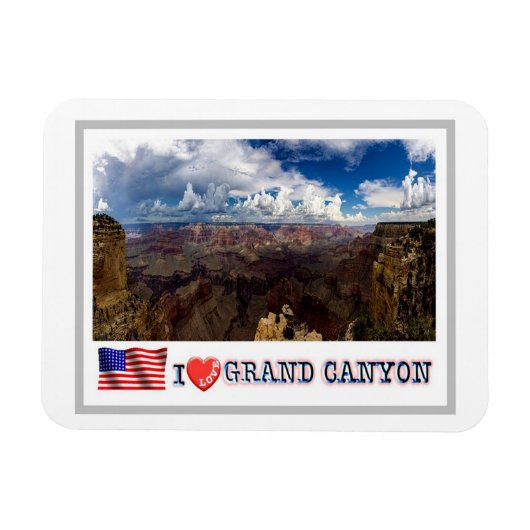 Grand Canyon - I Love - Verenigde Staten - Magneet (Horizontaal)