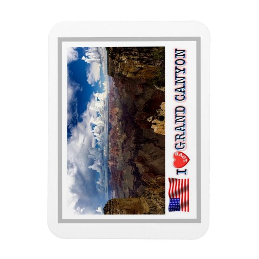 Grand Canyon - I Love - Verenigde Staten - Magneet (Verticaal)