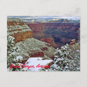 Grand Canyon in de winter Briefkaart