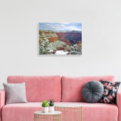 Grand Canyon in de winter Canvas Afdruk (Insitu (Woonkamer))