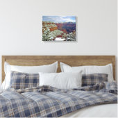 Grand Canyon in de winter Canvas Afdruk (Insitu (Slaapkamer))