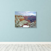 Grand Canyon in de winter Canvas Afdruk (Insitu (Houten vloer))