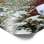 Grand Canyon in de winter Foto Afdruk (Hoek)