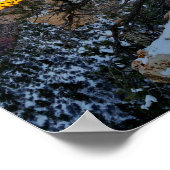 Grand Canyon in de winter met uitzicht van El Tova Poster (Hoek)