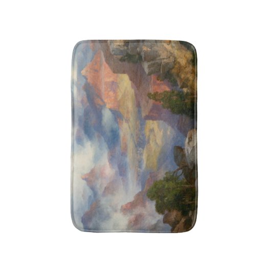 Grand Canyon in Mist (door Thomas Moran) Badmat (Voorkant Verticaal)