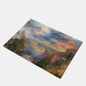 Grand Canyon in Mist (door Thomas Moran) Deurmat (Schuin)