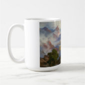 Grand Canyon in Mist (door Thomas Moran) Koffiemok (Links)