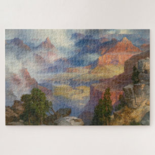 Grand Canyon in Mist (door Thomas Moran) Legpuzzel