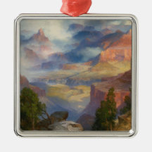 Grand Canyon in Mist (door Thomas Moran)