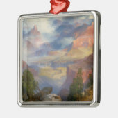 Grand Canyon in Mist (door Thomas Moran) Metalen Ornament (Links)