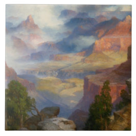 Grand Canyon in Mist (door Thomas Moran) Tegeltje