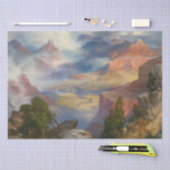 Grand Canyon in Mist (door Thomas Moran) Tissuepapier (Craft)