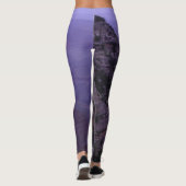 Grand Canyon in Paarse Leggings (Achterkant)