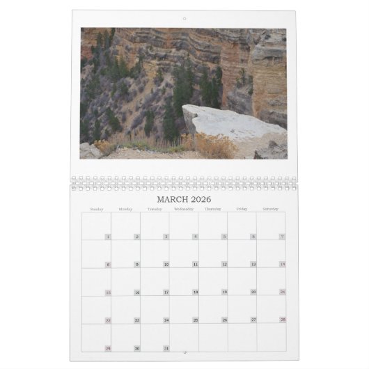 Grand Canyon Kalender (Mar 2026)