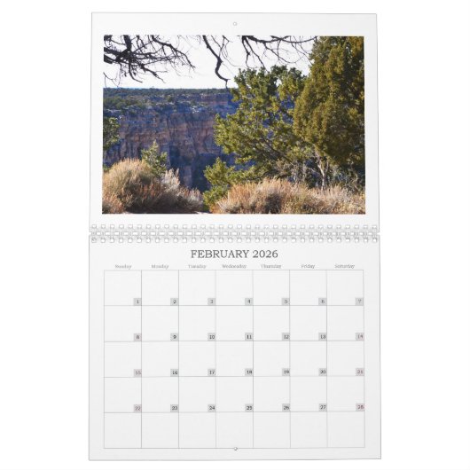 Grand Canyon Kalender (Feb 2026)