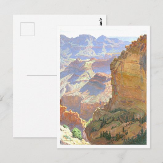 Grand Canyon Landscape Painting Briefkaart (Voorkant / Achterkant)