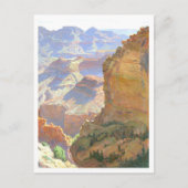 Grand Canyon Landscape Painting Briefkaart (Voorkant)