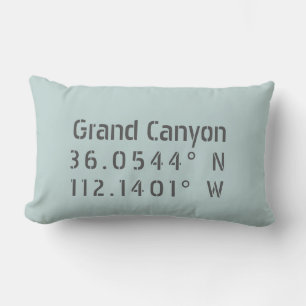 Grand Canyon Latitude Longitude Kussen
