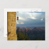 Grand Canyon Lodge met uitzicht op de North Rim Briefkaart (Voorkant / Achterkant)