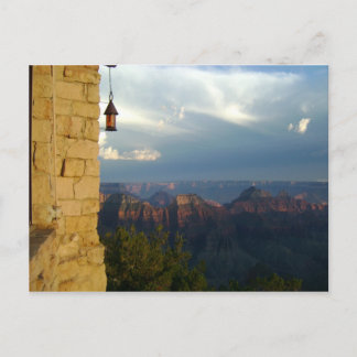 Grand Canyon Lodge met uitzicht op de North Rim Briefkaart