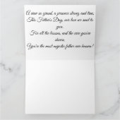 Grand Canyon Majesty: Happy Vaderdag Kaart (Binnen)