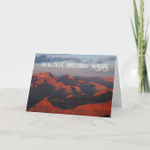 Grand Canyon Mooie Natuur Landschap Verjaardag Kaart (Voorkant)
