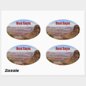 Grand Canyon Moran Pt. Ovale Sticker (Vel)