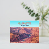Grand Canyon Nationaal Park Arizona Briefkaart (Staand voorkant)
