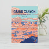 Grand Canyon Nationaal Park Arizona  Feestdagenkaart (Staand voorkant)