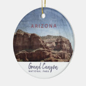 Grand Canyon Nationaal Park Arizona  Keramisch Ornament (Links)
