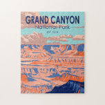 Grand Canyon Nationaal Park Arizona  Legpuzzel<br><div class="desc">Groot ontwerp van vectorillustraties Canyon. Het park is het huis van een groot deel van de immense Grand Canyon,  met zijn gelaagde banden van rode rots die miljoenen jaren van geologische geschiedenis onthullen.</div>