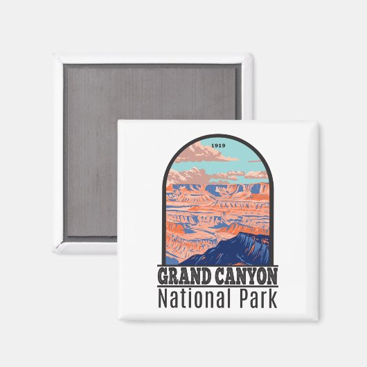 Grand Canyon Nationaal Park Arizona  Magneet (Voorkant / Achterkant)