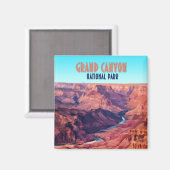 Grand Canyon Nationaal Park Arizona  Magneet (Voorkant / Achterkant)