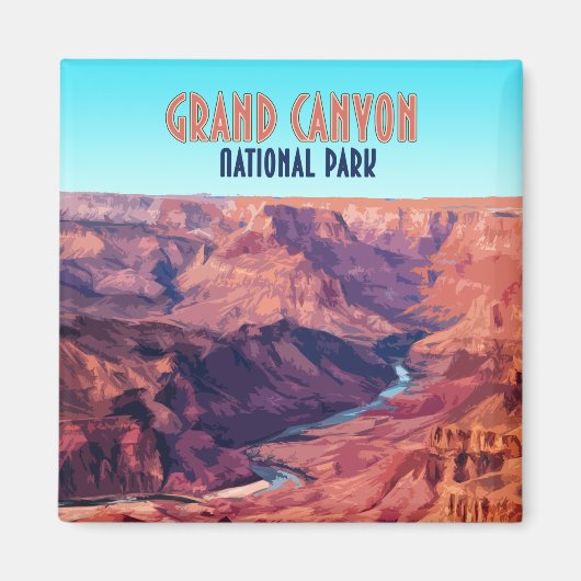 Grand Canyon Nationaal Park Arizona  Magneet (Voorkant)