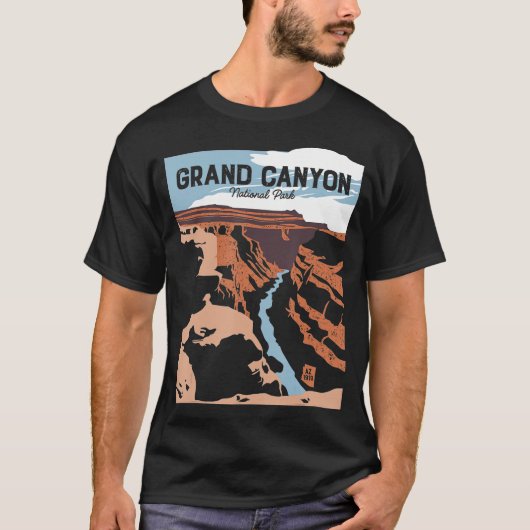 Grand Canyon Nationaal Park Arizona T-shirt (Voorkant)