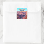 Grand Canyon Nationaal Park Arizona  Vierkante Sticker (Tas)