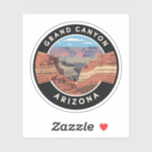 Grand Canyon Nationaal Park Arizona Vintage Sticker (Vel)