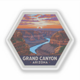 Grand Canyon Nationaal Park Arizona Vintage Sticker