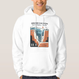 Grand Canyon National Park Abstracte illustratie Hoodie